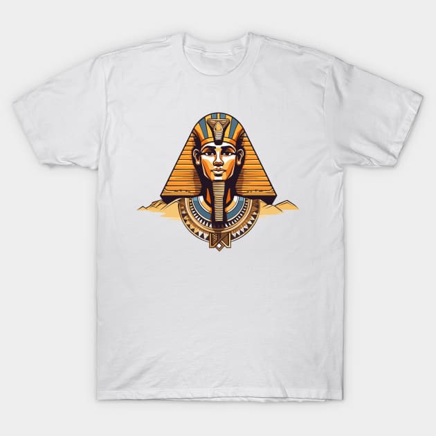 Ancient Egyptian, Pyramids Egyptian Majesty: Captivating Symbols of Ancient Culture T-Shirt by FK